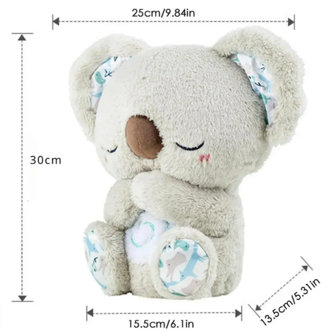 Koala Breathing Plush with Soft Light, Music & Relaxation Modes