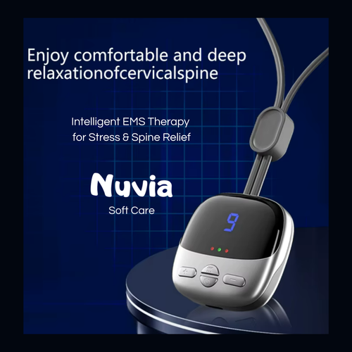 Portable EMS Microcurrent Therapy Device for Neck, Spine & Stress