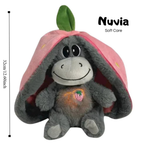 Peluche de Animais que Respira com Música, Luz e Movimento Rítmico Relaxante
