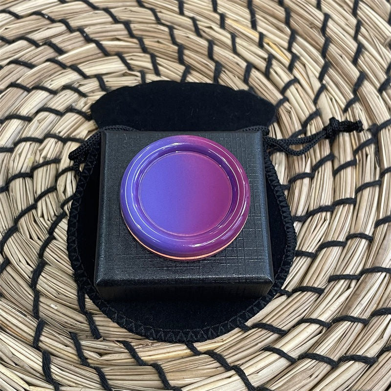 Brinquedo Anti-Stress Fidget Popper de Moedas Metálicas